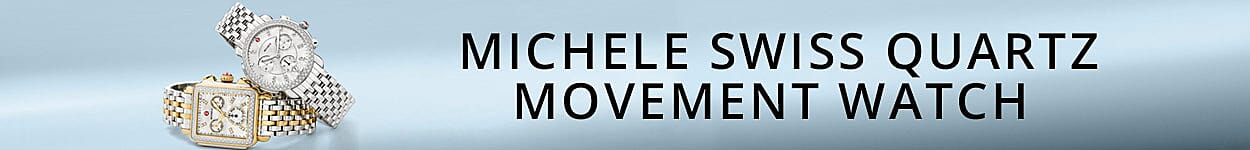 Michele Swiss Quartz Movement Watch Banner