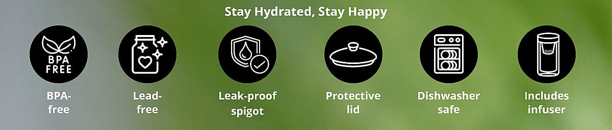 Quench Your Thirst with a Touch of Class Banner