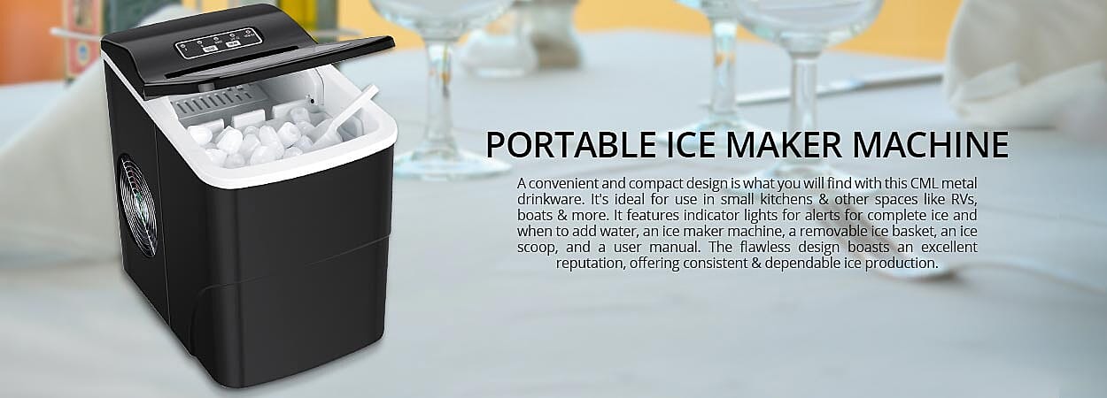 Portable Ice Maker Machine Banner
