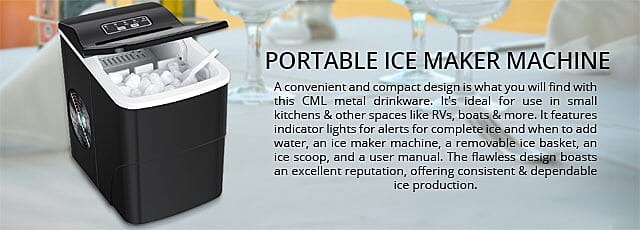 Portable Ice Maker Machine Banner