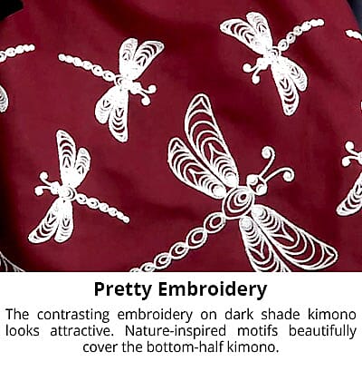 Kimono with Embroidery