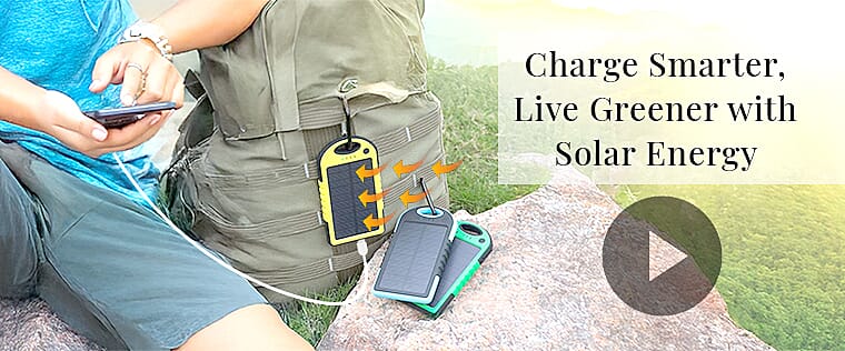 Charge Smarter, Live Greener with Solar Energy Banner