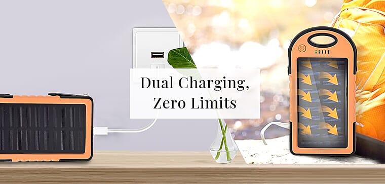 Dual Charging, Zero Limits Banner