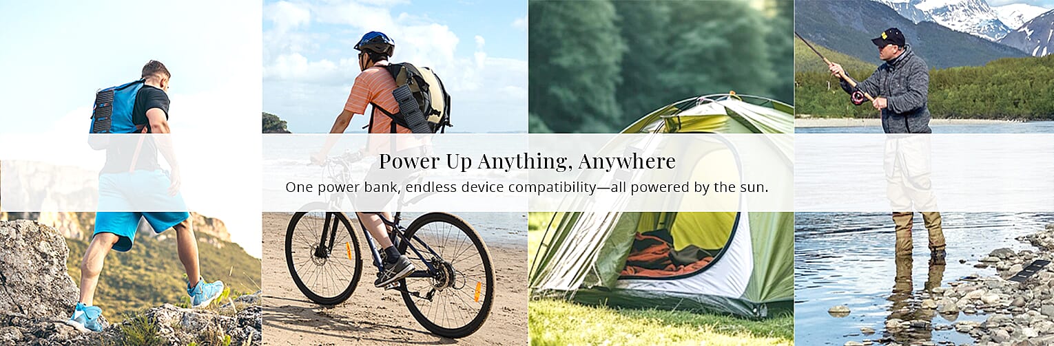 Power Up Anything, Anywhere Banner
