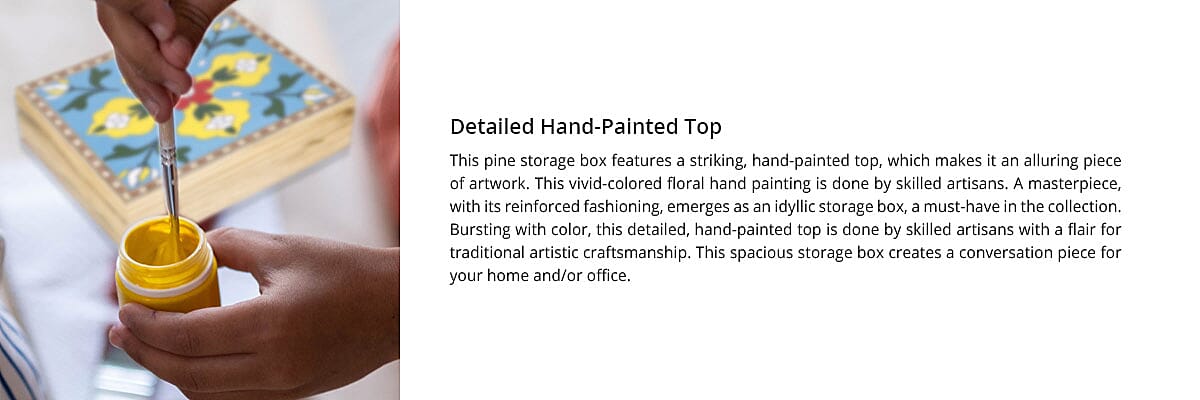 Detailed Hand-Painted Top