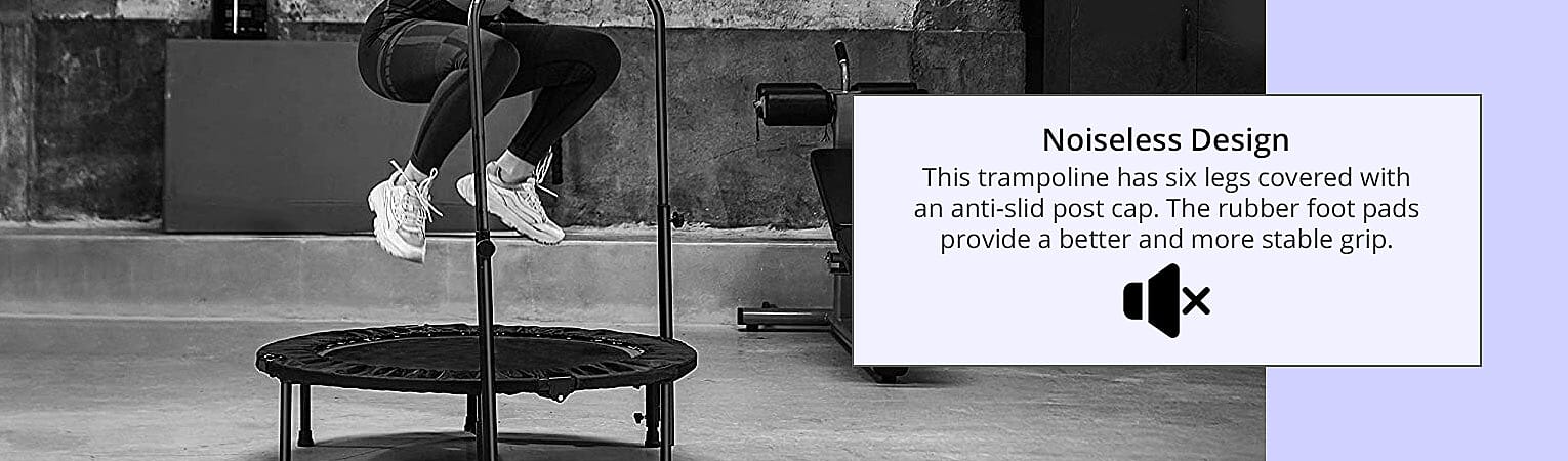 Benefits of Trampoline Workout Banner