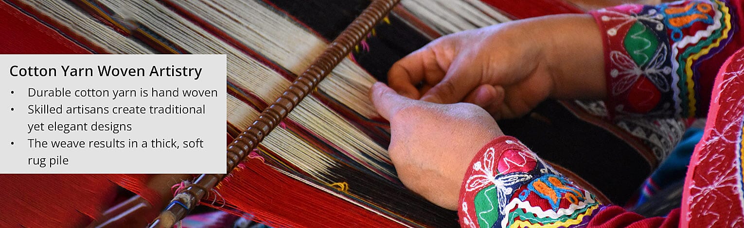 Cotton Yarn Woven Artistry Banner