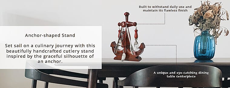 Anchor-shaped Stand Banner