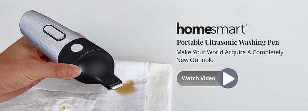 Homesmart Portable Ultrasonic Washing Pen Banner