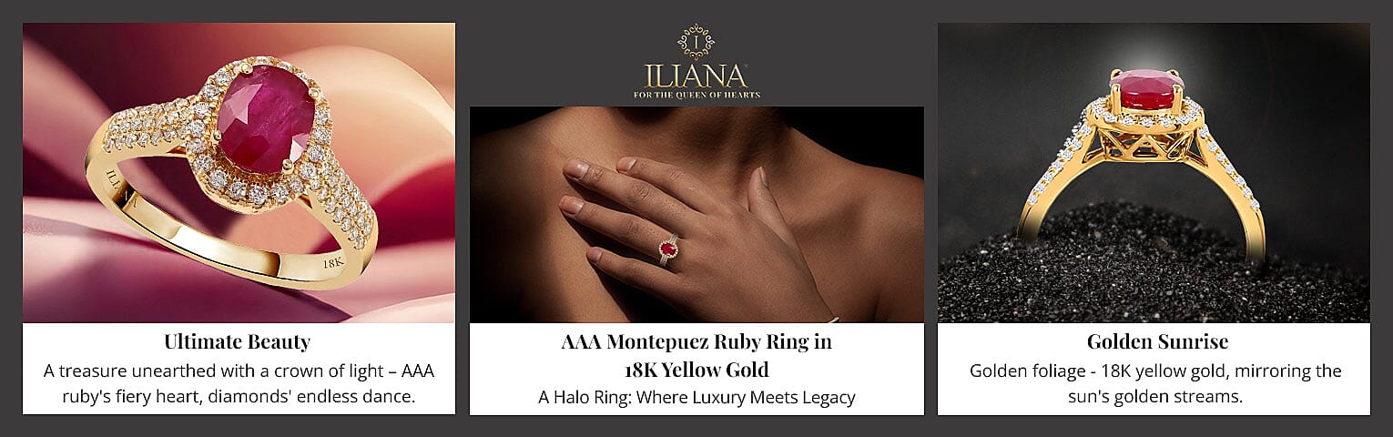 Illiana AAA Montepuez Ruby Ring in 18K Yellow Gold Banner