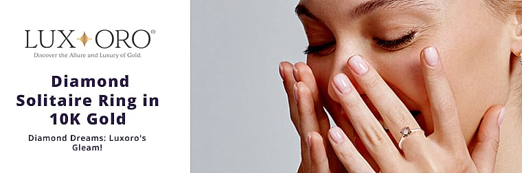 Luxoro Diamond Solitaire Ring Banner
