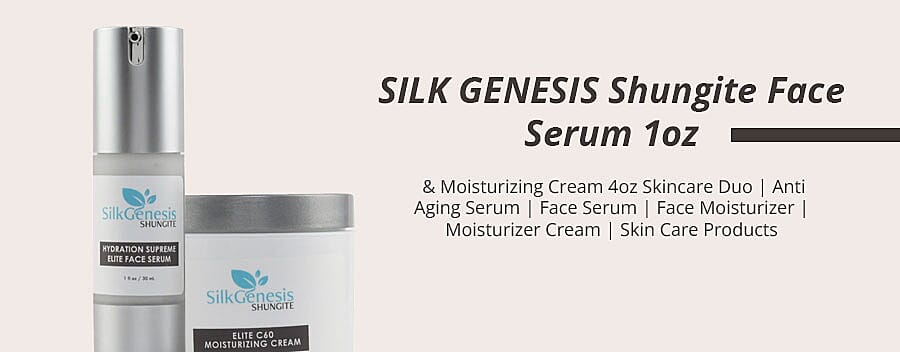 SILK GENESIS Shungite Face Serum     Banner