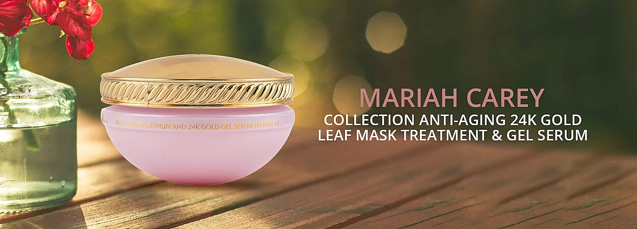 Anti-Aging 24K Gold Leaf Mask Treatment & Gel Serum Banner