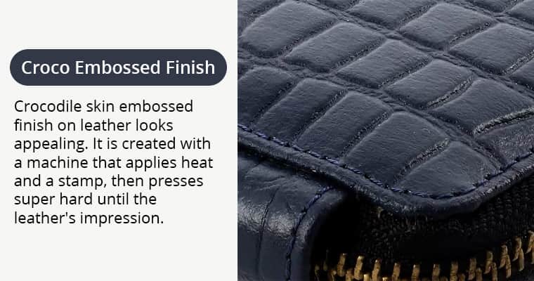 Buy Dark Green Crocodile Embossed RFID Genuine Leather Crossbody