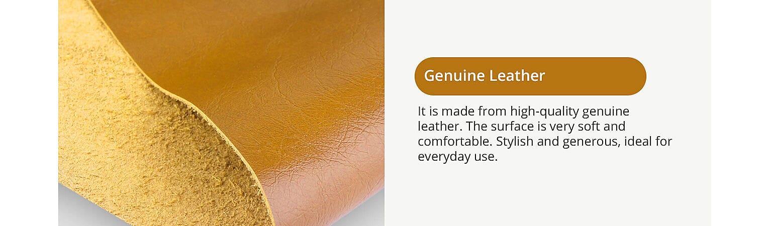 Genuine Leather Banner