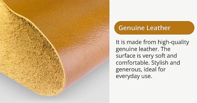 Genuine Leather Banner