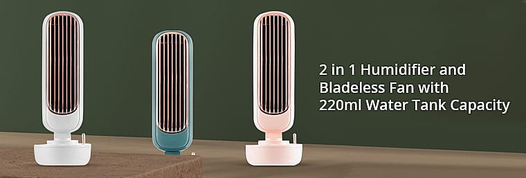 Humidifier and Bladeless Fan Banner