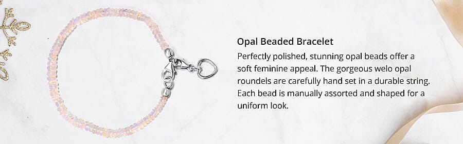 Opal Beaded Bracelet Banner