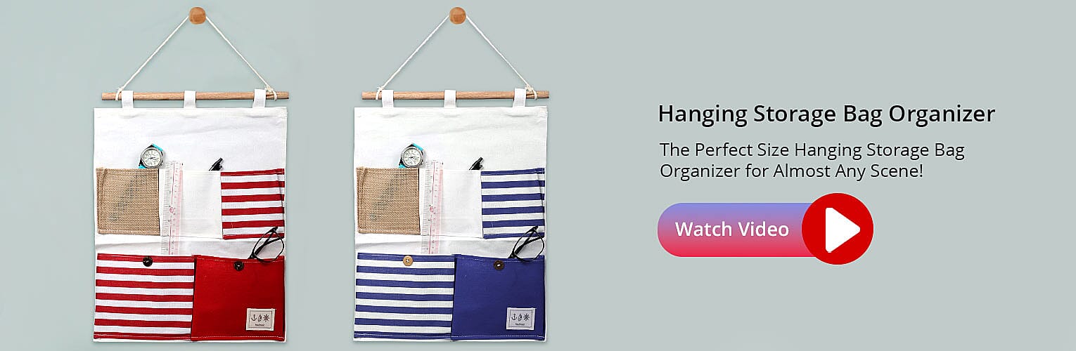 Hanging Storage Bag Organizer Banner