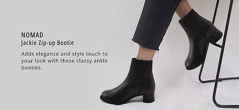 NOMAD Jackie Zip-up Bootie Banner