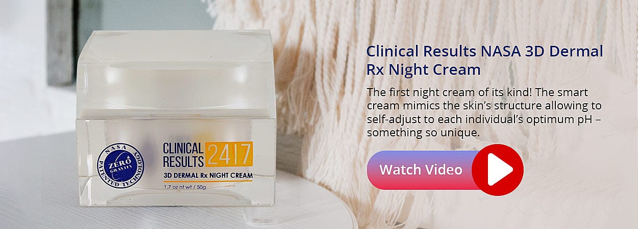 Clinical Results NASA 3D Brightening Serum Banner