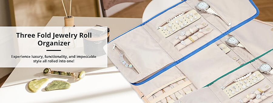 Three Fold Jewelry Roll Organizer Banner