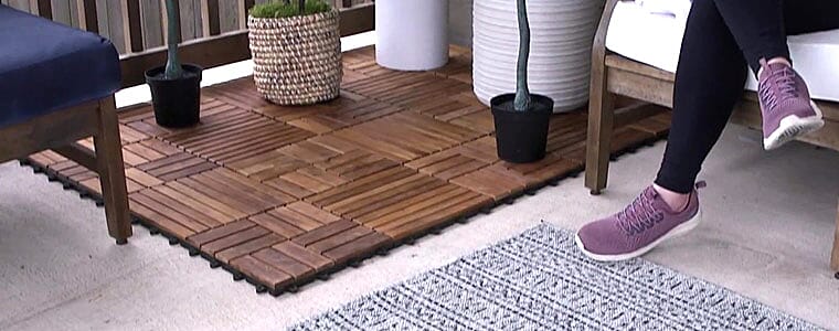 Wooden and Plastic Based Tiles Banner