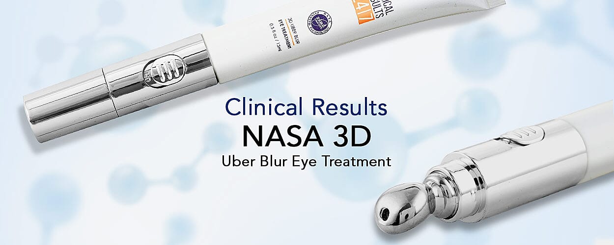 Clinical Results NASA 3D Uber Blur Eye Treatment Banner