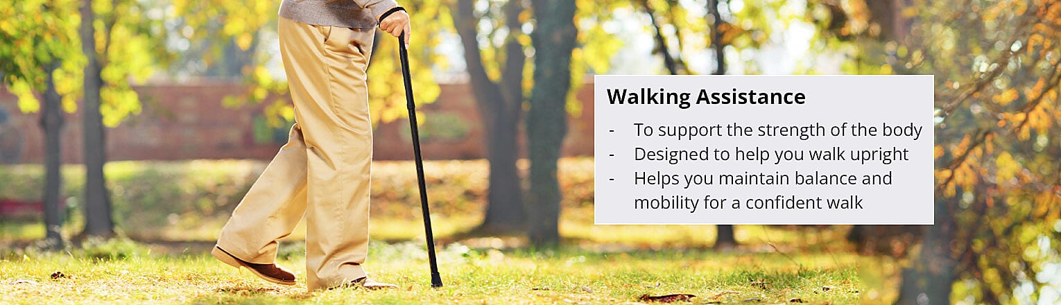 Walking Assistance Banner