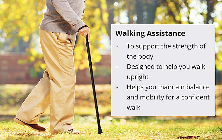 Walking Assistance Banner