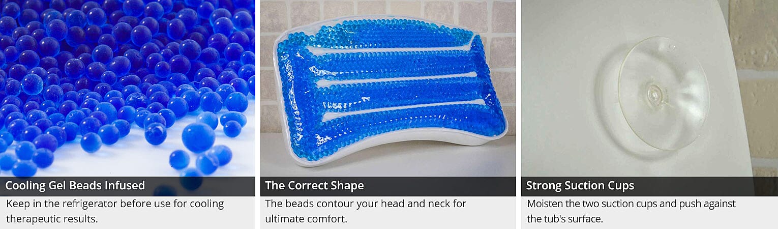 Cooling Gel Beads Infused Banner