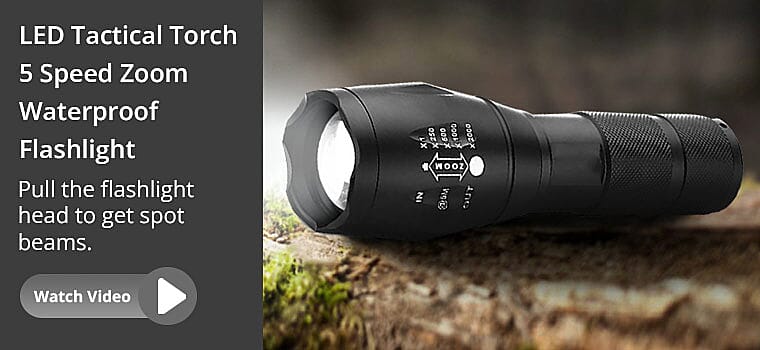 Waterproof Flashlight Banner