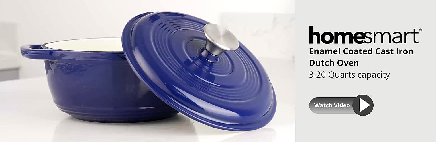 Enamel Coated Cast Iron Dutch Oven Banner