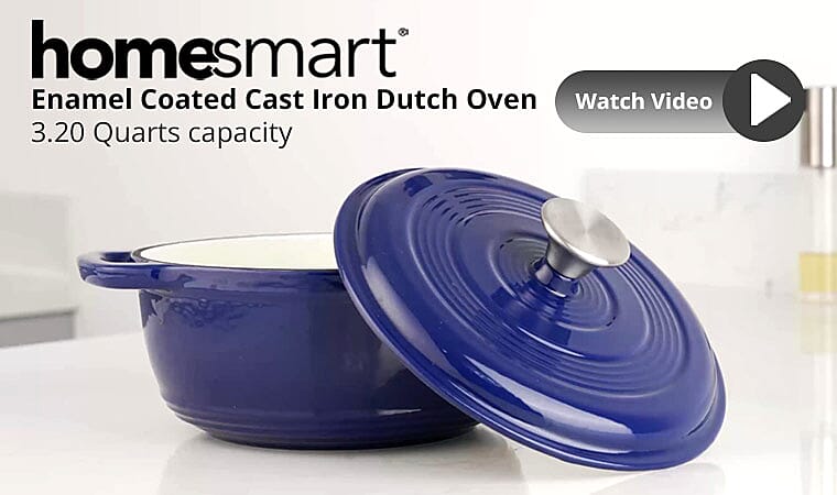 Enamel Coated Cast Iron Dutch Oven Banner