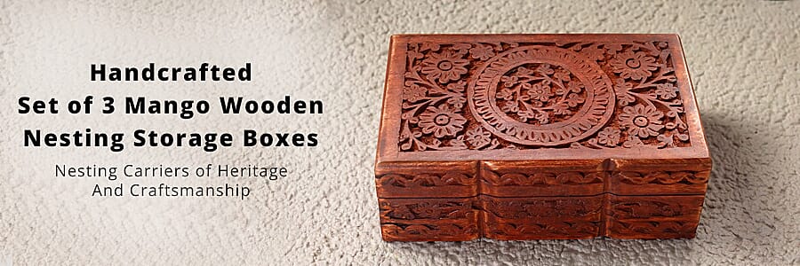 Handcrafted Set of 3 Mango  Banner