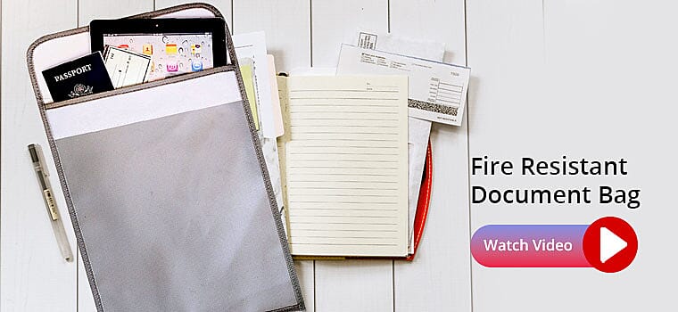 Fire Resistant Document Bag Banner