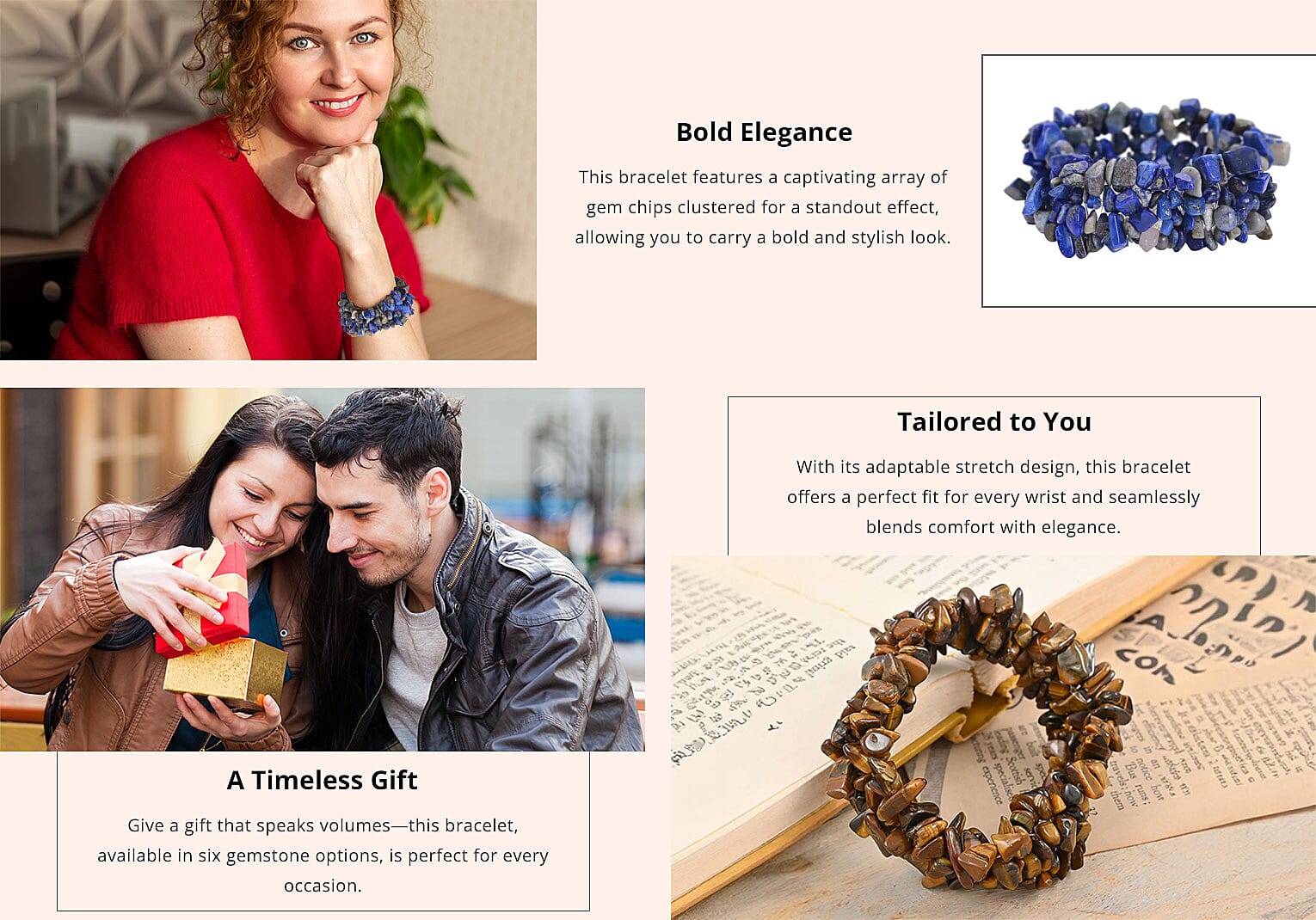 Chips Carpet Stretch Bracelet Banner