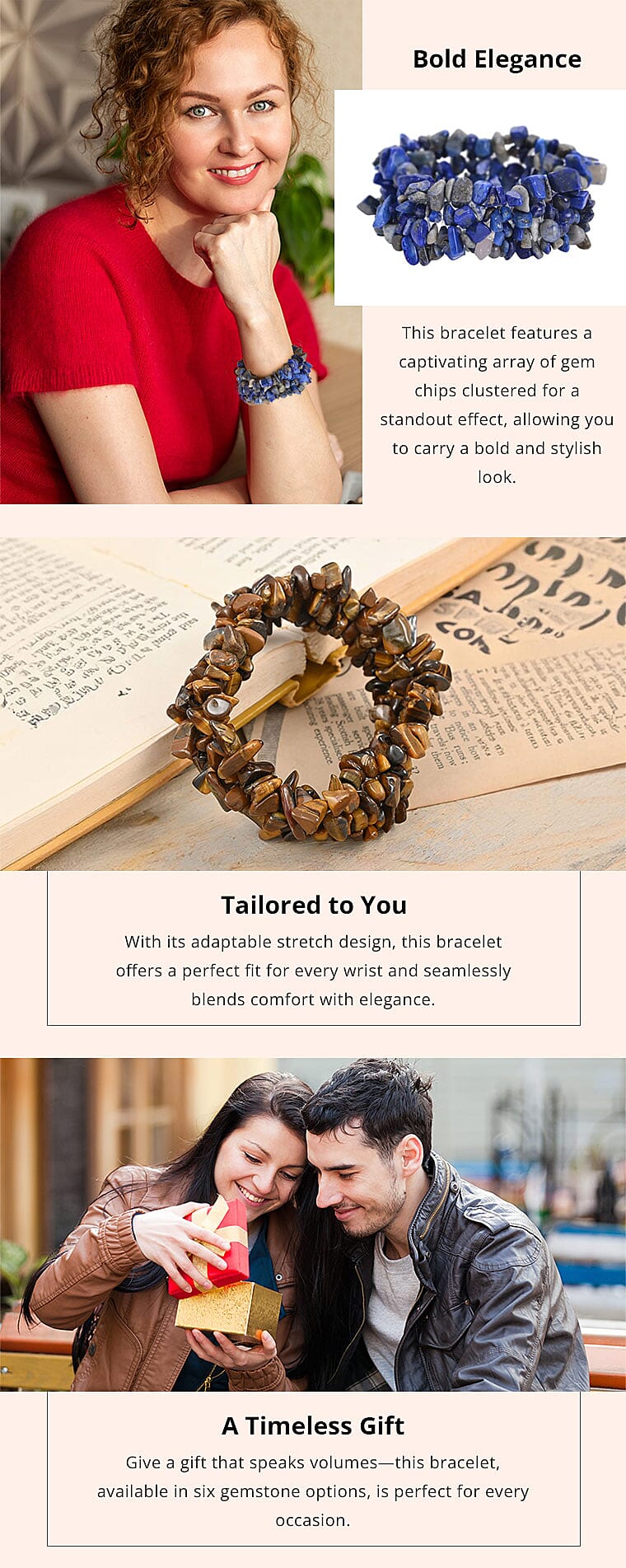 Chips Carpet Stretch Bracelet Banner