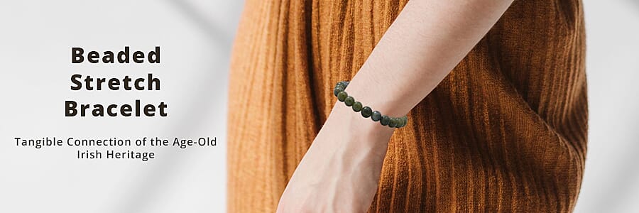 Connemara Marble Beads Bracelet Banner