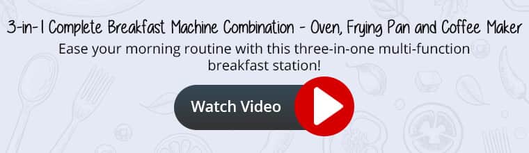 Buy 3-in-1 Complete Breakfast Machine Combination - Oven, Frying Pan and  Coffee Maker (9 Liters) at ShopLC.