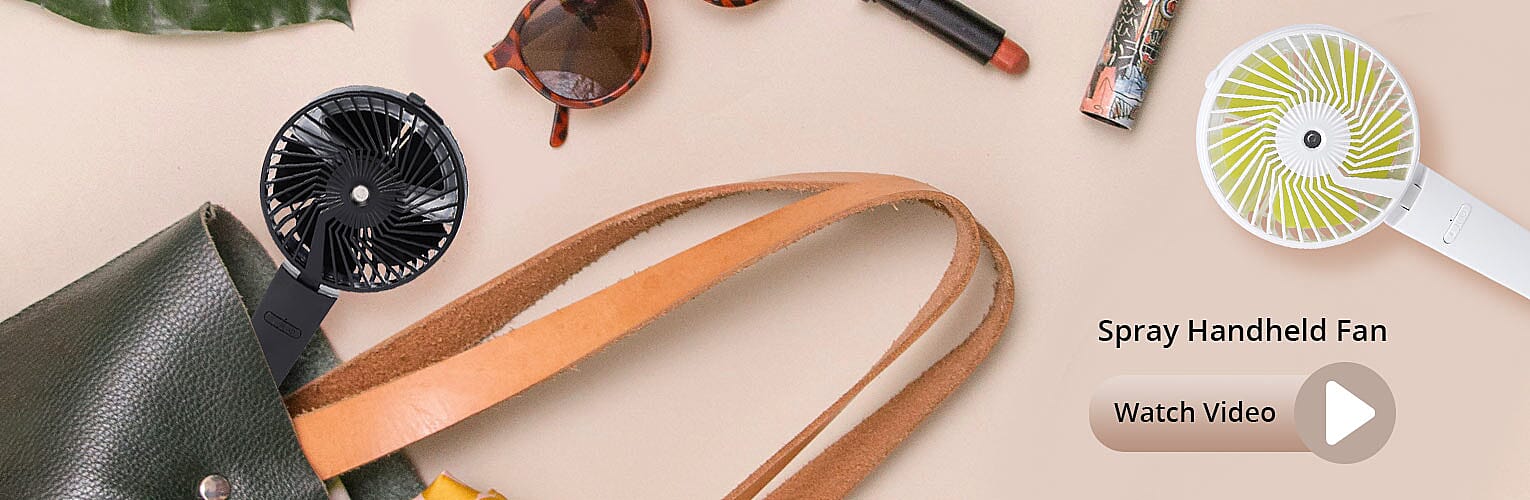 Spray Handheld Fan Banner