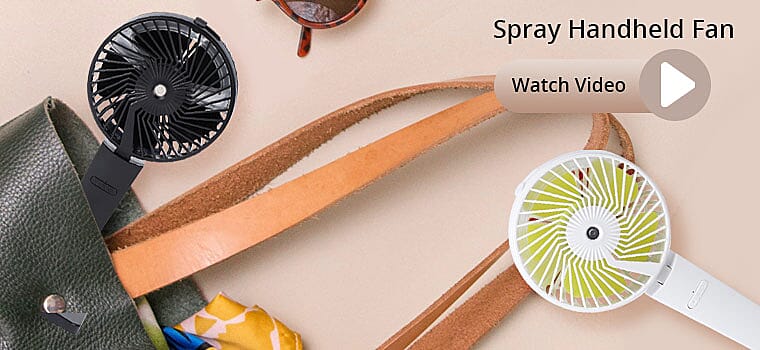 Spray Handheld Fan Banner