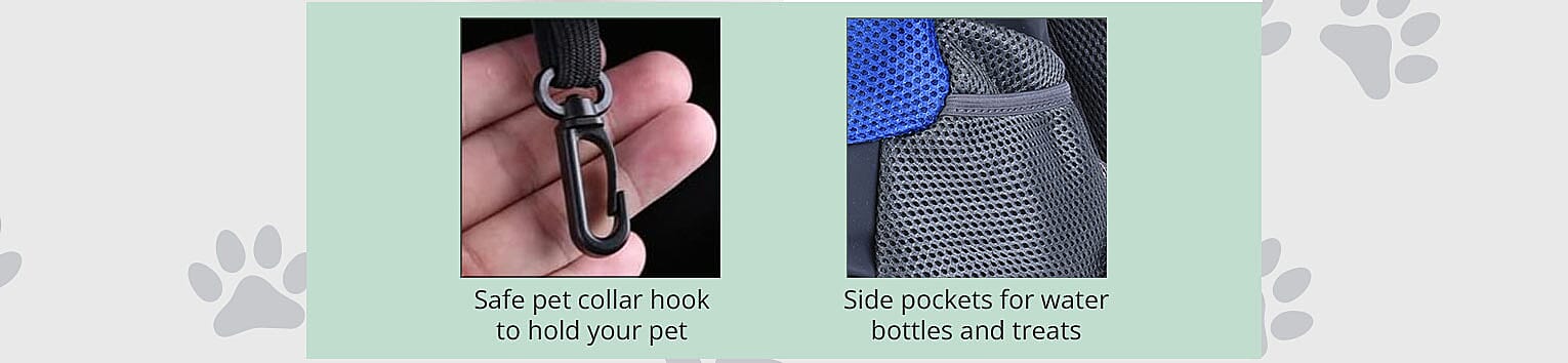 Side pockets for water Banner