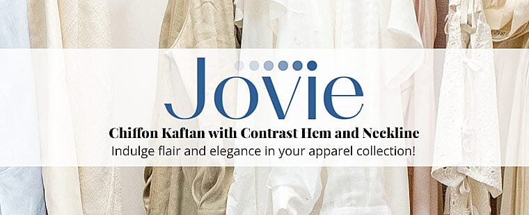 JOVIE Chiffon Kaftan Banner