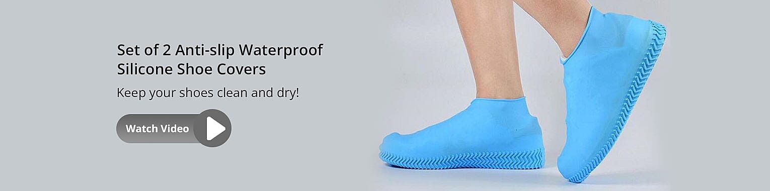 Silicone Shoe Covers Banner