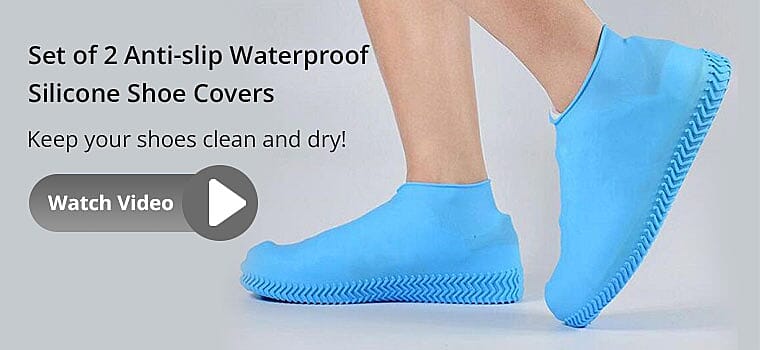 Silicone Shoe Covers Banner