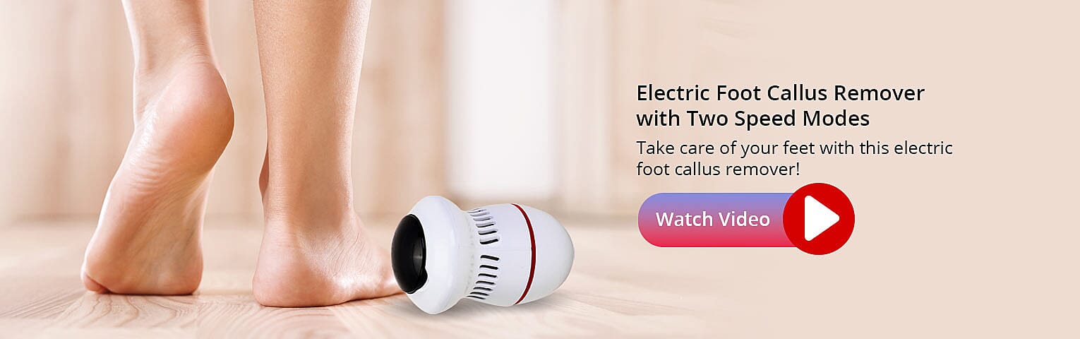 Electric Foot Callus Remover Banner