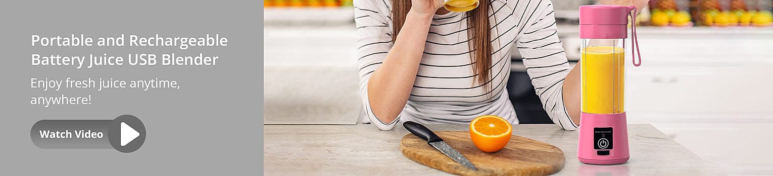 Juice USB Blender Banner