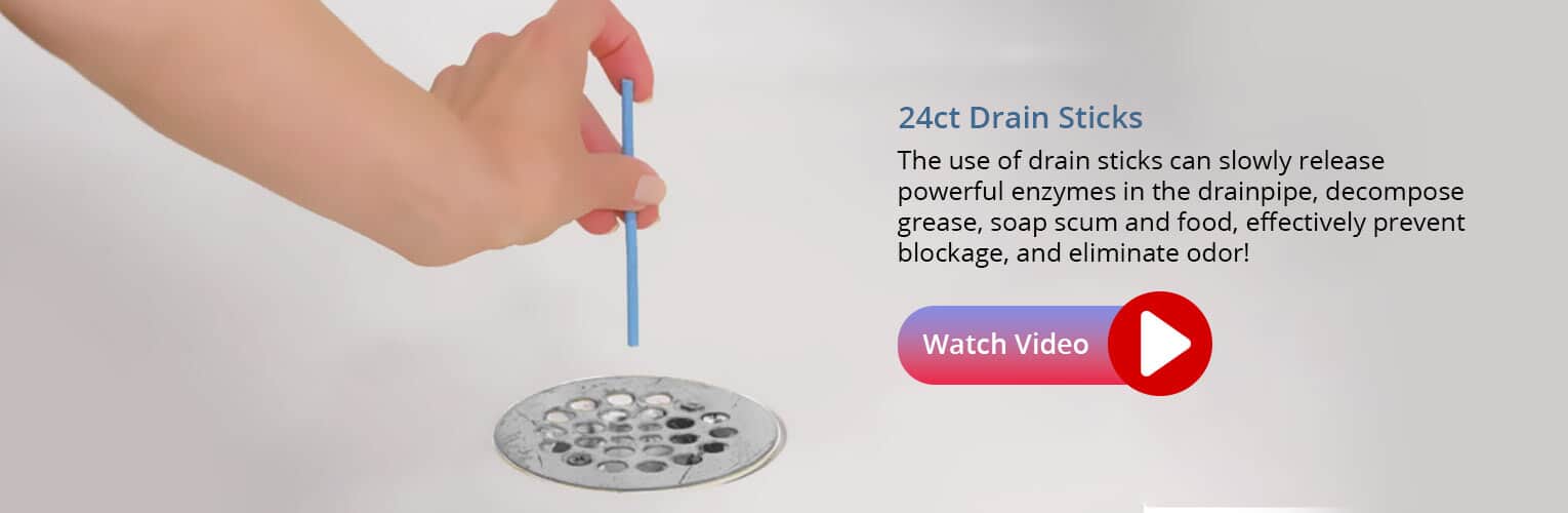 Buy 24ct Drain Sticks with Lemon Scent at ShopLC.