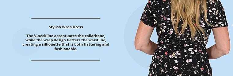 Stylish Wrap Dress   Banner